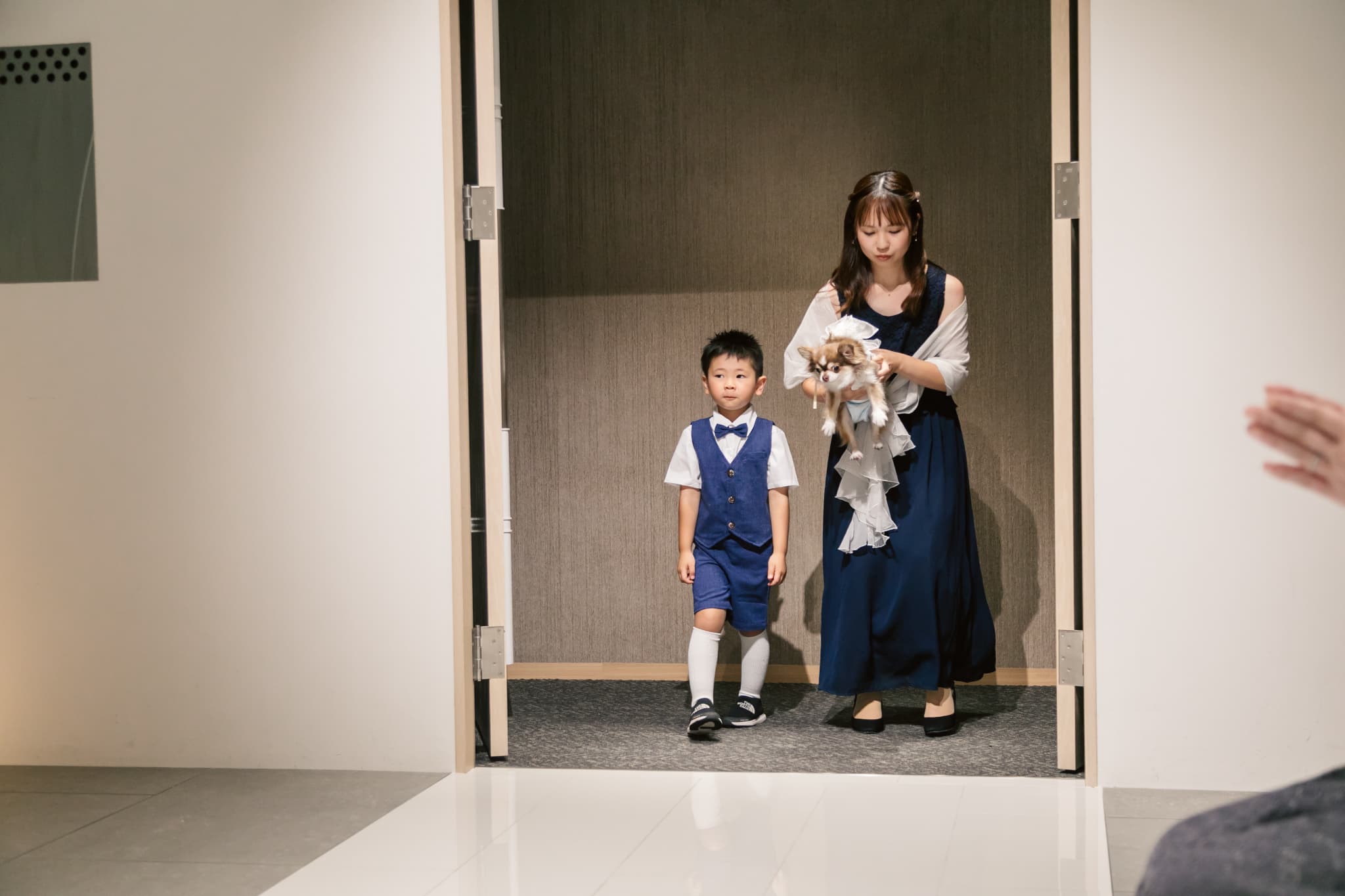 ウェディングレポート第二弾★かわいいゲストがお手伝い